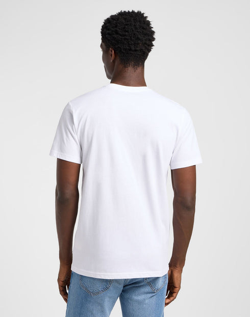 Lee Men's Logo T-Shirt in Bright White